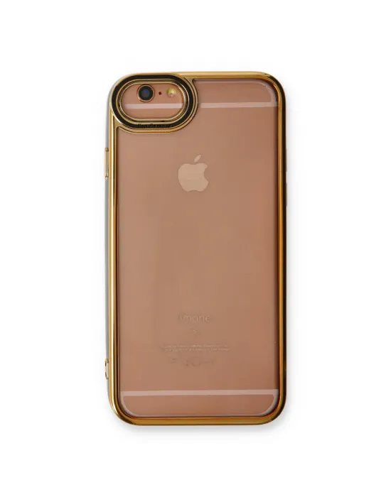 Apple İphone 6 Kılıf Liva Lens Silikon - Siyah