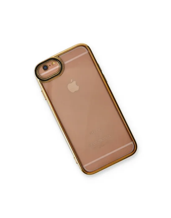 Apple İphone 6 Kılıf Liva Lens Silikon - Siyah