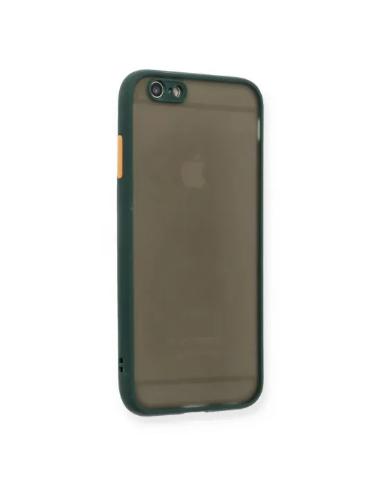 Apple İphone 6 Kılıf Montreal Silikon Kapak - Yeşil