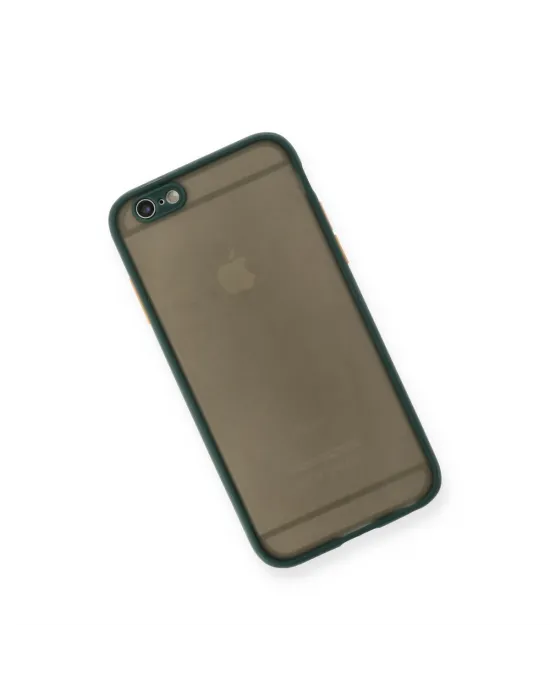 Apple İphone 6 Kılıf Montreal Silikon Kapak - Yeşil