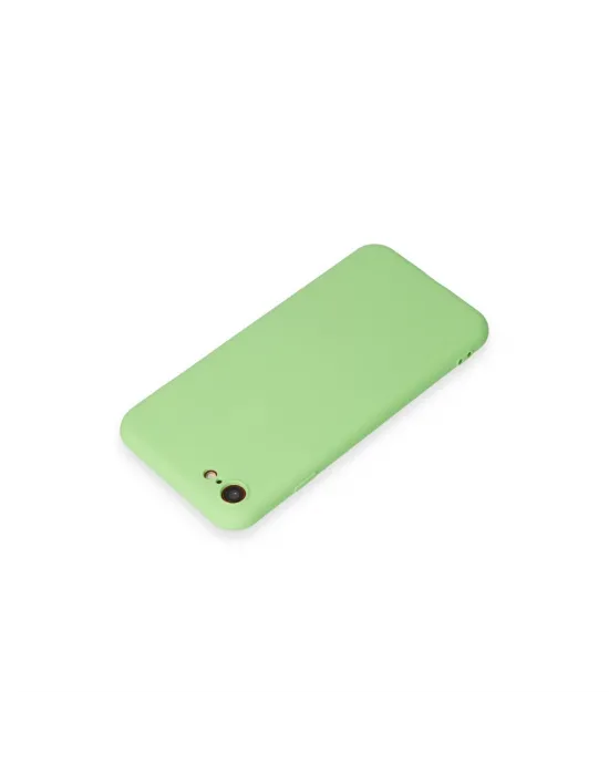 Apple İphone 7 Kılıf First Silikon - Açık Yeşil
