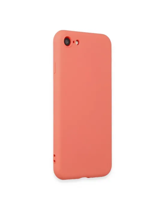 Apple İphone 7 Kılıf First Silikon - Turuncu