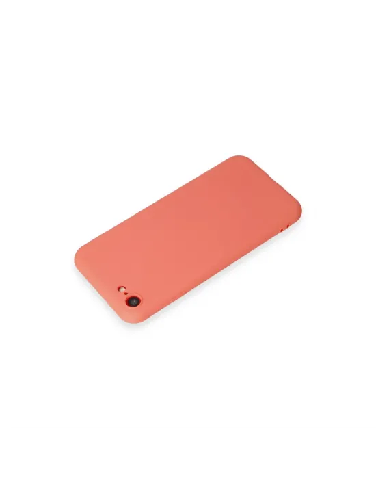 Apple İphone 7 Kılıf First Silikon - Turuncu