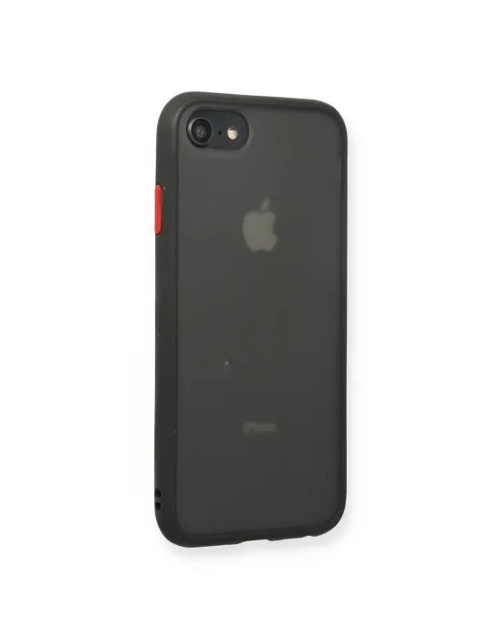 Apple İphone 7 Kılıf Montreal Silikon Kapak - Siyah