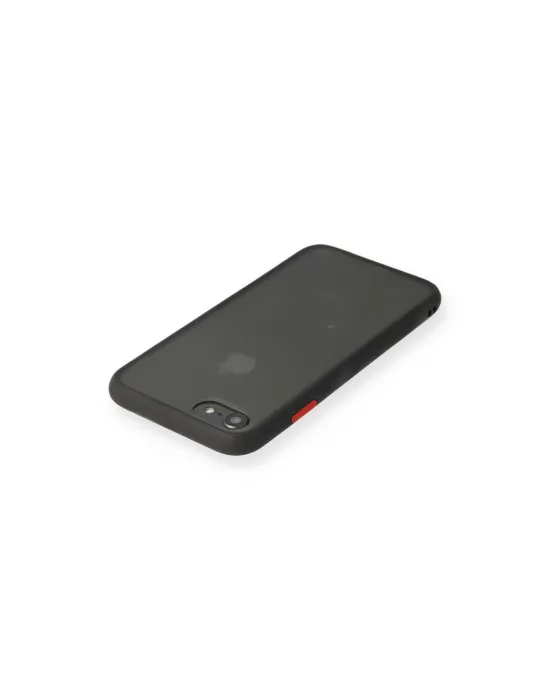 Apple İphone 7 Kılıf Montreal Silikon Kapak - Siyah