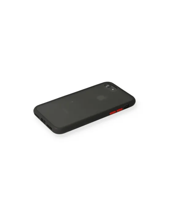 Apple İphone 7 Kılıf Montreal Silikon Kapak - Siyah
