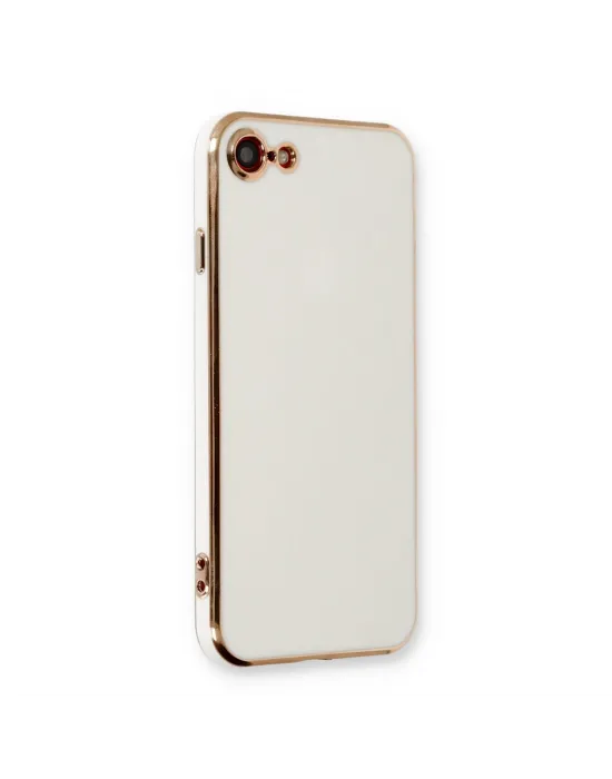 Apple İphone 7 Kılıf Volet Silikon - Beyaz