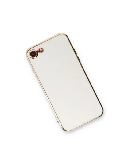 Apple İphone 7 Kılıf Volet Silikon - Beyaz