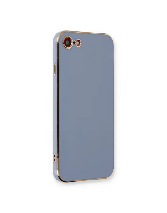 Apple İphone 7 Kılıf Volet Silikon - Mavi