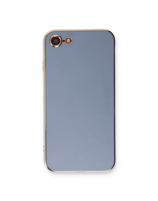 Apple İphone 7 Kılıf Volet Silikon - Mavi