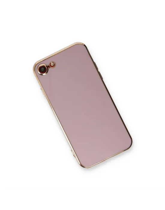 Apple İphone 7 Kılıf Volet Silikon - Mor