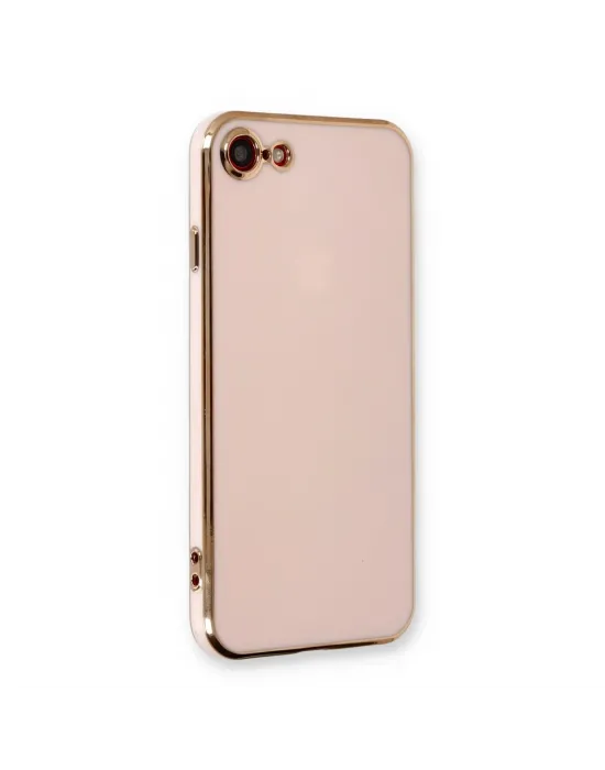Apple İphone 7 Kılıf Volet Silikon - Pembe