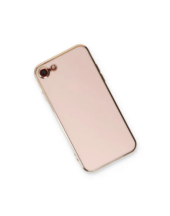 Apple İphone 7 Kılıf Volet Silikon - Pembe