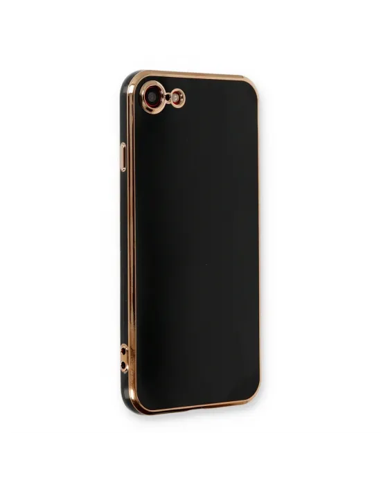 Apple İphone 7 Kılıf Volet Silikon - Siyah