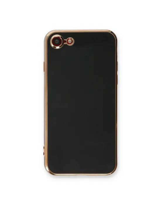Apple İphone 7 Kılıf Volet Silikon - Siyah