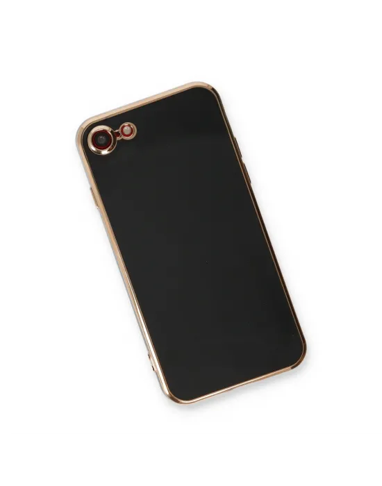 Apple İphone 7 Kılıf Volet Silikon - Siyah
