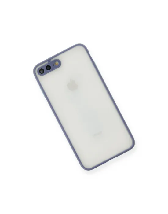Apple İphone 7 Plus Kılıf Montreal Silikon Kapak - Gri