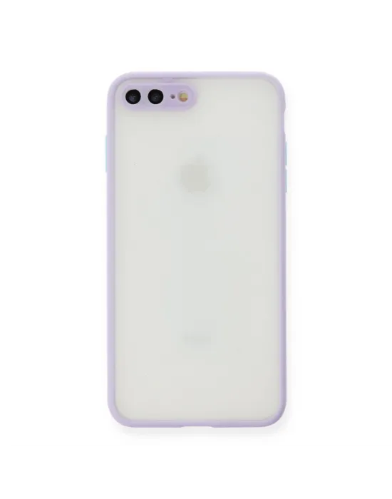 Apple İphone 7 Plus Kılıf Montreal Silikon Kapak - Mor