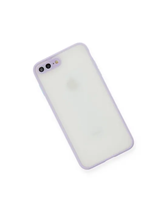Apple İphone 7 Plus Kılıf Montreal Silikon Kapak - Mor