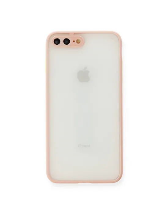 Apple İphone 7 Plus Kılıf Montreal Silikon Kapak - Pembe