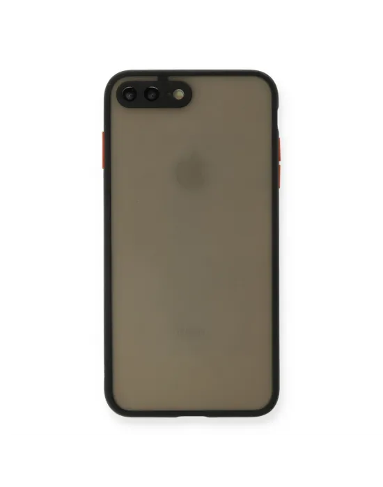 Apple İphone 7 Plus Kılıf Montreal Silikon Kapak - Siyah