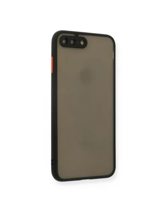 Apple İphone 7 Plus Kılıf Montreal Silikon Kapak - Siyah