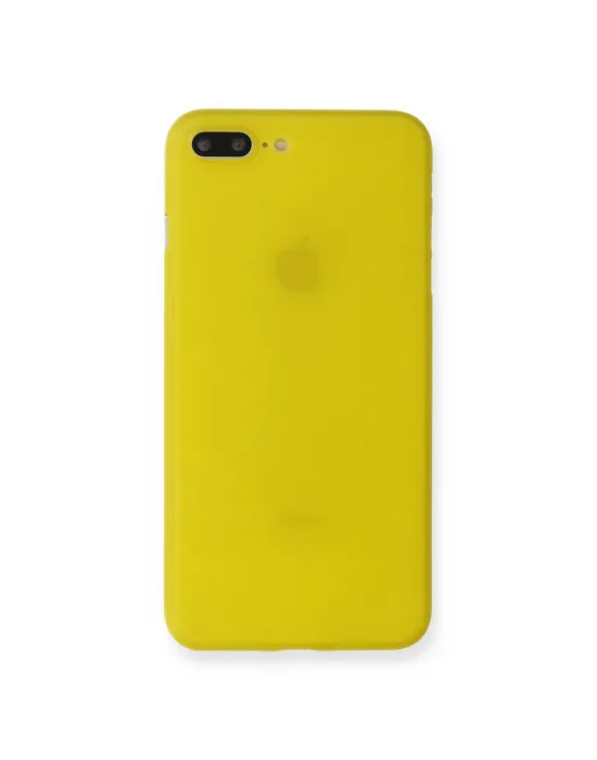Apple İphone 7 Plus Kılıf Pp Ultra İnce Kapak - Sarı