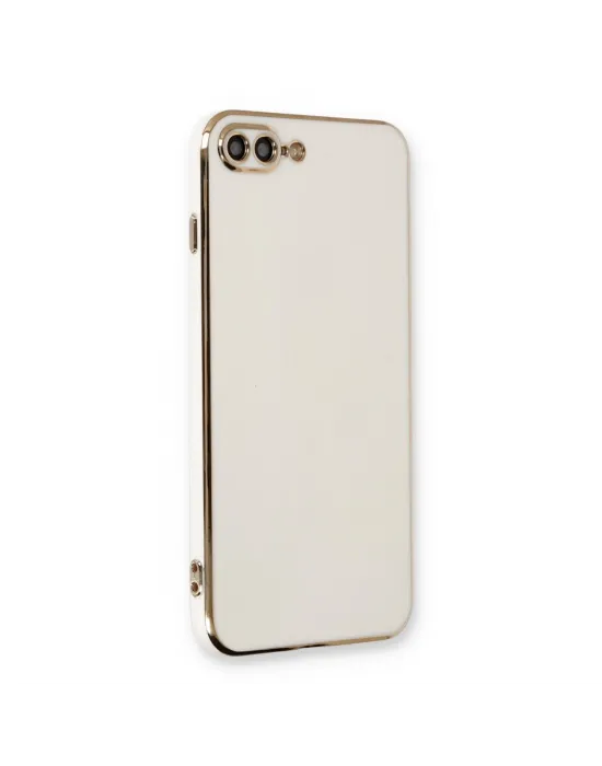 Apple İphone 7 Plus Kılıf Volet Silikon - Beyaz