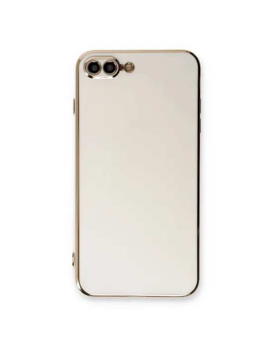 Apple İphone 7 Plus Kılıf Volet Silikon - Beyaz