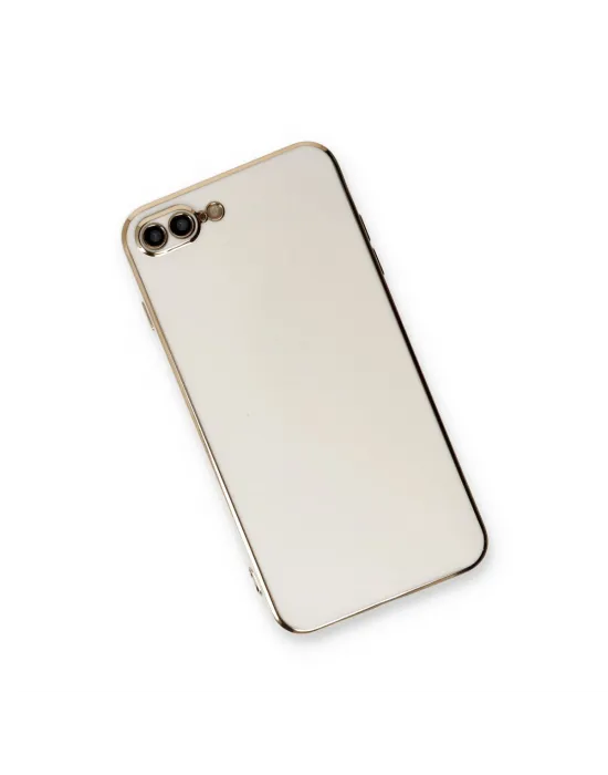 Apple İphone 7 Plus Kılıf Volet Silikon - Beyaz
