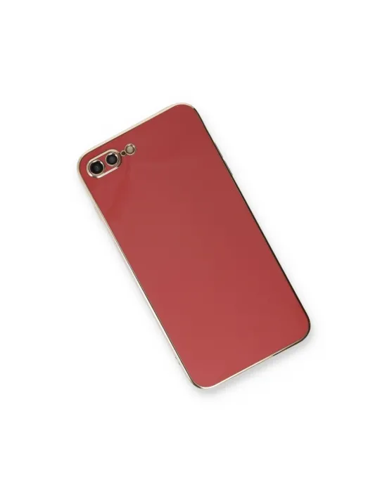 Apple İphone 7 Plus Kılıf Volet Silikon - Kırmızı