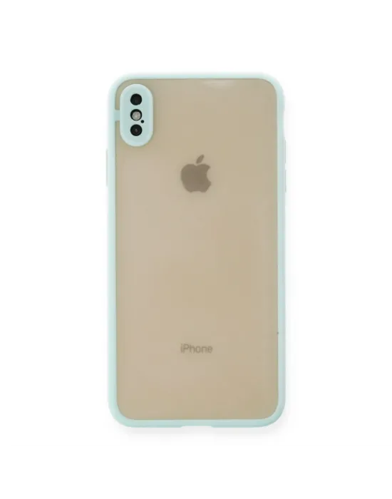 Apple İphone X Kılıf Montreal Silikon Kapak - Turkuaz
