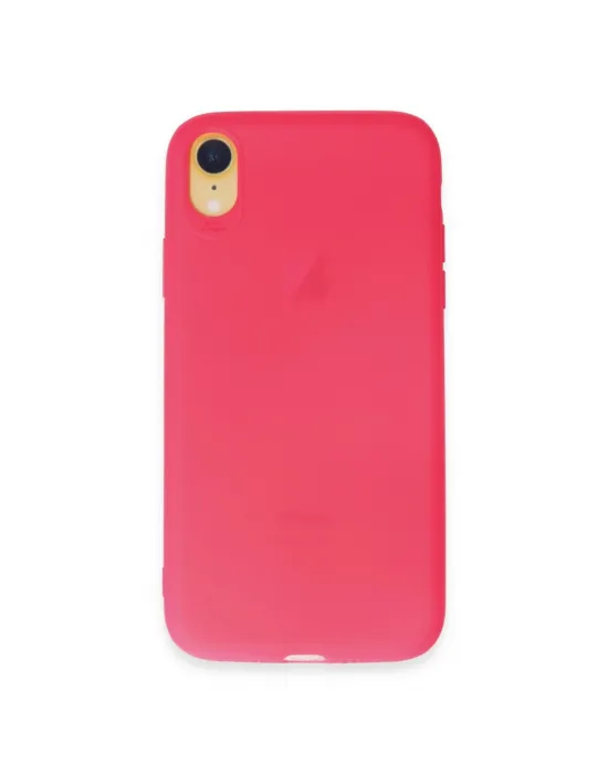 Apple İphone Xr Kılıf First Silikon - Pembe