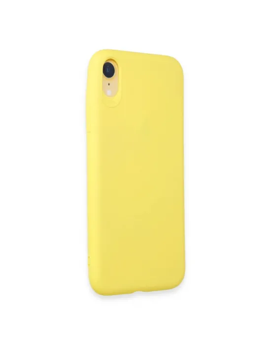 Apple İphone Xr Kılıf First Silikon - Sarı