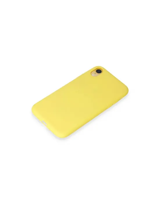 Apple İphone Xr Kılıf First Silikon - Sarı