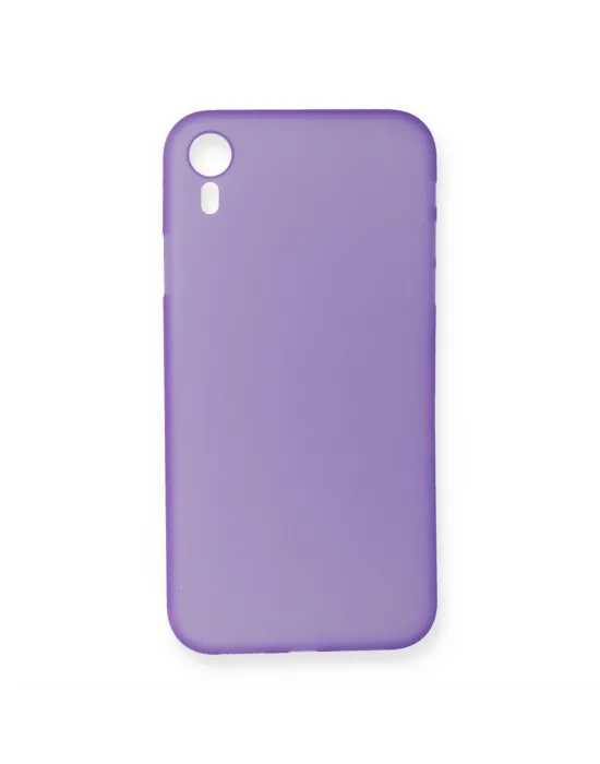 Apple İphone Xr Kılıf Pp Ultra İnce Kapak - Mor