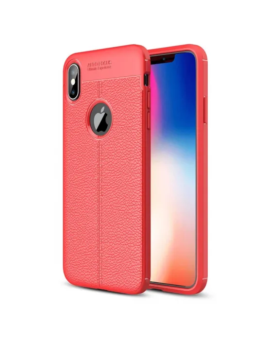 Apple İphone Xs Max Kılıf Auto Focus Kapak - Kırmızı