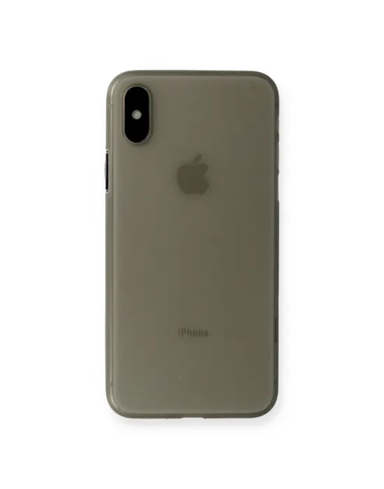 Apple İphone Xs Max Kılıf Pp Ultra İnce Kapak - Gri