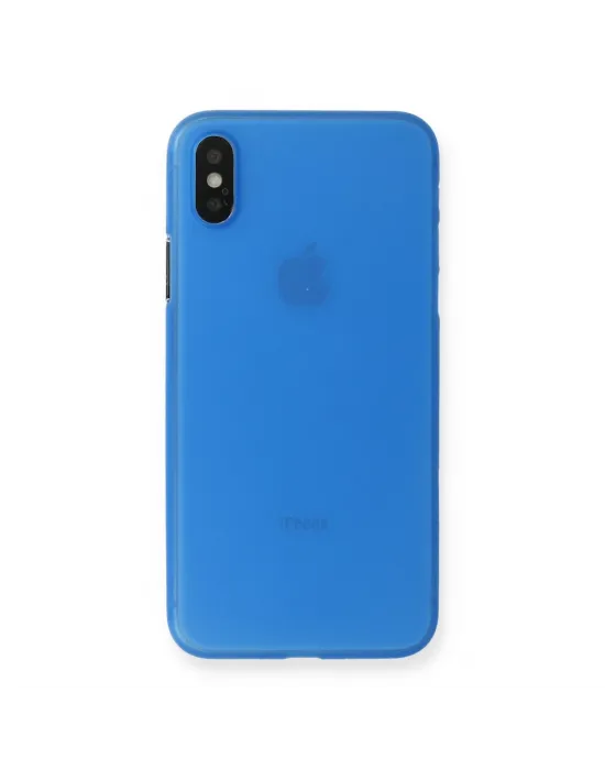 Apple İphone Xs Max Kılıf Pp Ultra İnce Kapak - Mavi
