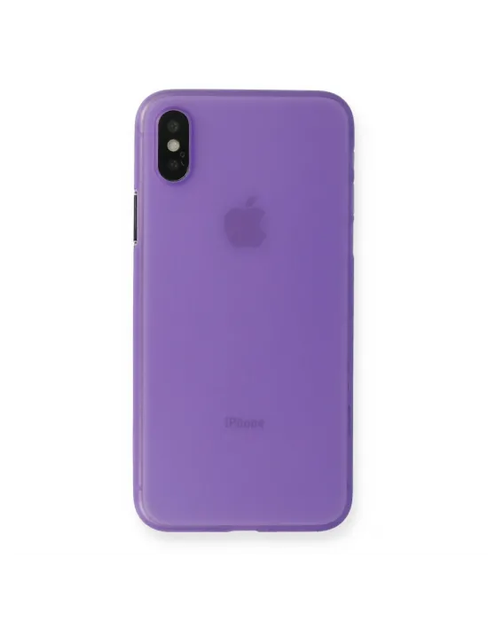 Apple İphone Xs Max Kılıf Pp Ultra İnce Kapak - Mor