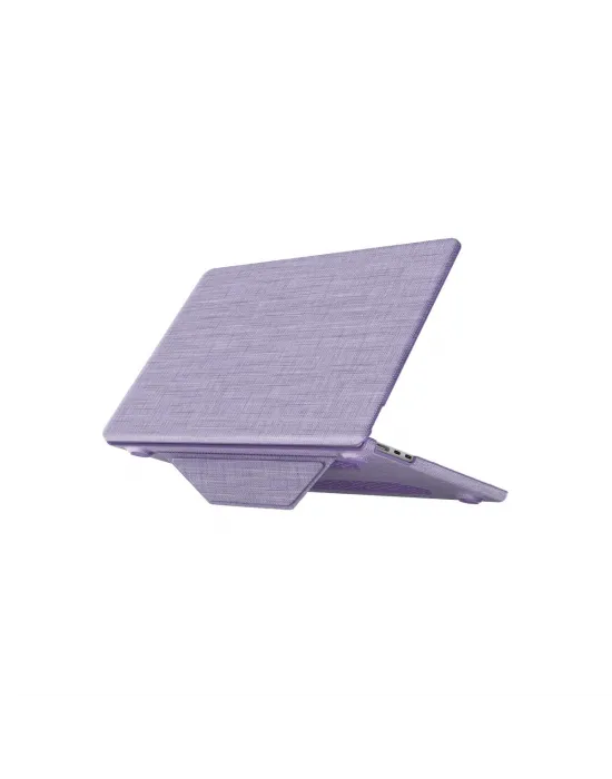 Apple Macbook Air 13.6 Macbook Kumaş Kapak - Mor