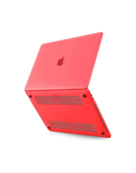 Apple Macbook Pro 13 2021 Macbook Buzlu Kapak - Kırmızı