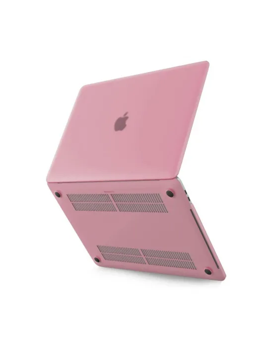 Apple Macbook Pro 13 2021 Macbook Buzlu Kapak - Pembe