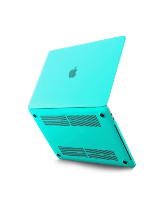 Apple Macbook Pro 13 2021 Macbook Buzlu Kapak - Yeşil
