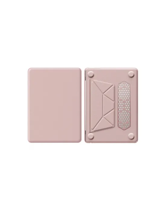 Apple Macbook Pro 14 2021 Macbook Deri Kapak - Pembe