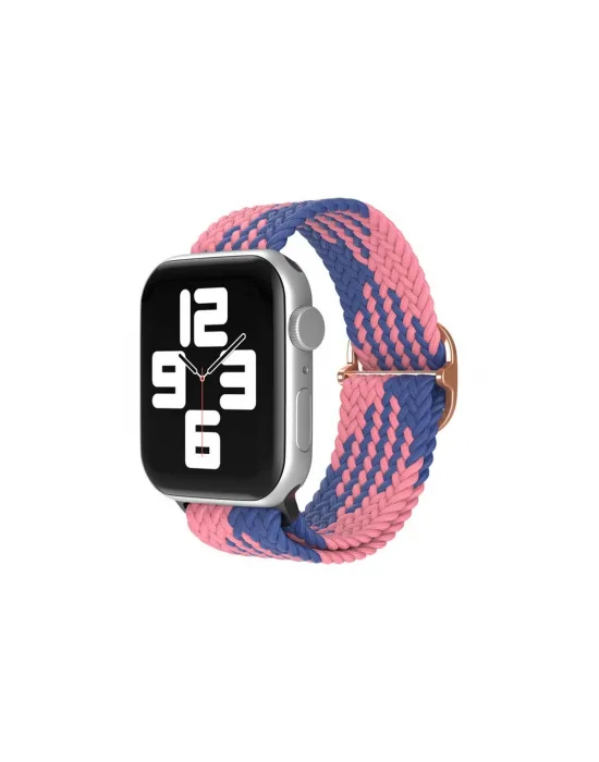 Apple Watch 38mm  Kordon (saat Değildir) - Pembe-mavi