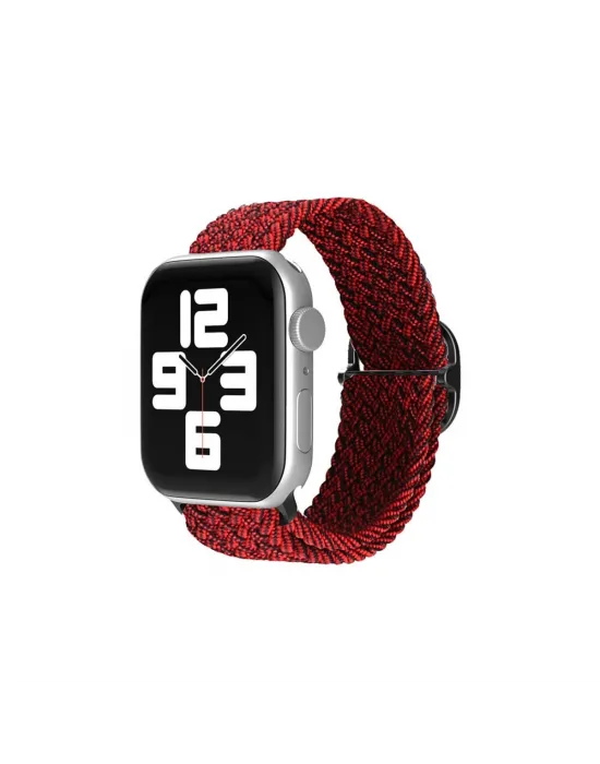 Apple Watch 38mm  Kordon (saat Değildir) - Siyah-bordo