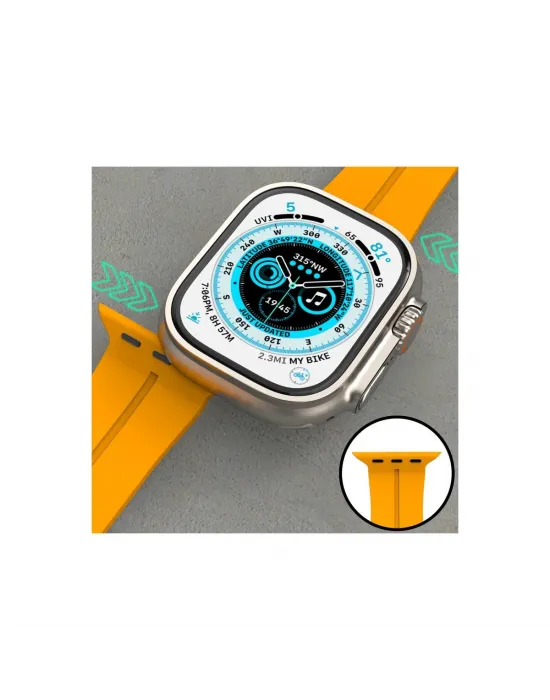 Apple Watch 38mm Kr412 Elegance Stylısh Kordon (saat Değildir) - Derin Mor