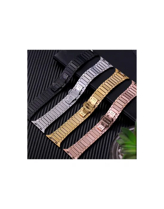 Apple Watch 38mm Kr413 Fine Steel Kordon (saat Değildir) - Siyah