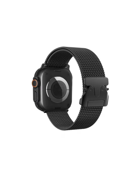Apple Watch 42mm Milano Metal Kordon (saat Değildir) - Siyah